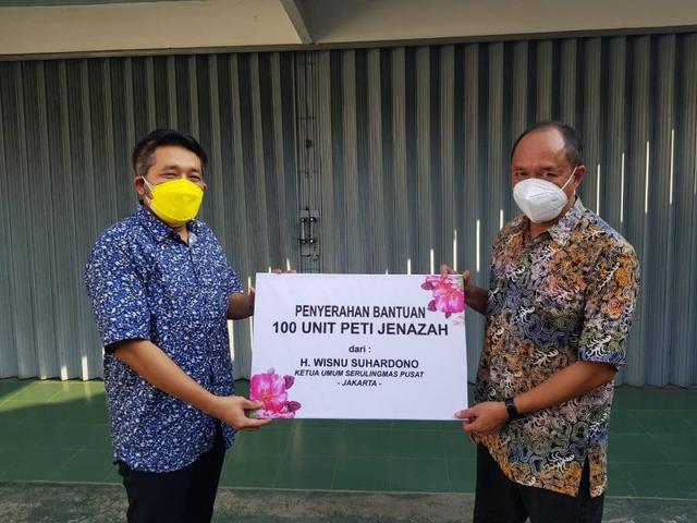 ketua Serulingmas, wisnu suhardono, bantuan peti mati, serayunews, serayu news, berita terkini, berita hari ini, banyumas, purwokerto