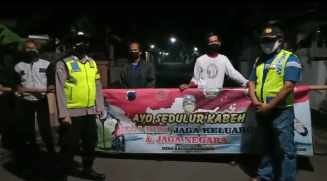 penyekatan wilayan pedesaan banyumas, penyekatan jalan, penutupan jalan, ppkm darurat, ppkm darurat jawa bali, serayunews, serayu news, berita terkini, berita hari ini, banyumas, purwokerto