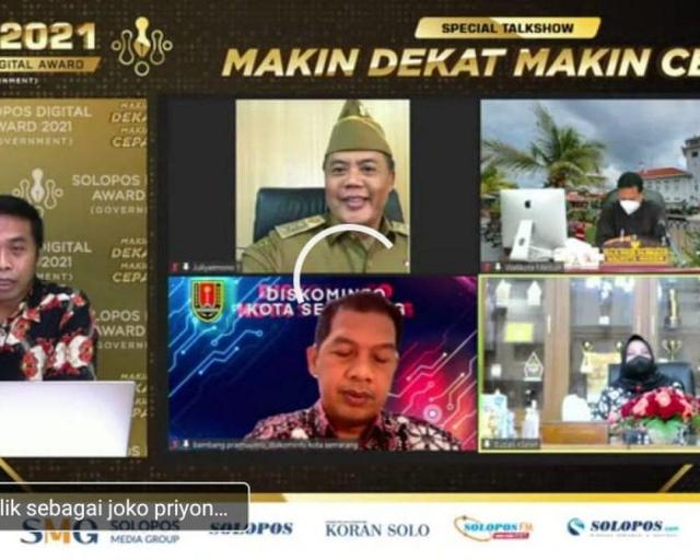 penghargaan harian solo pos, pemkab klaten, bupati klaten, sri mulyani, best digital performance, best figure digital performance, berita terkini, berita hari ini, klaten