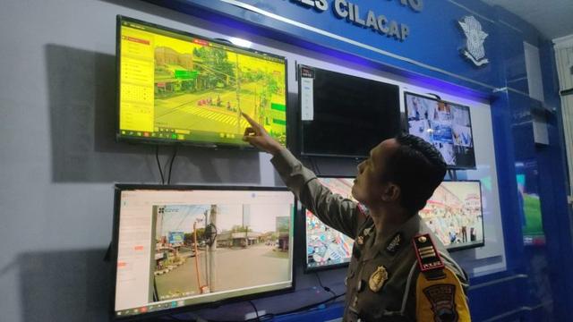 Tilang elektronik Operasi Patuh Candi 2022.