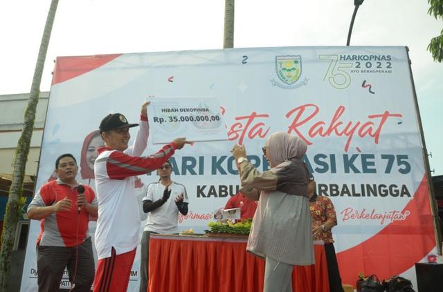 Pesta Rakyat Purbalingga, Jadi Puncak Perayaan HUT Koperasi ke 75 