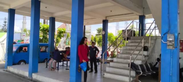 Suasana di Terminal Bukateja, Purbalingga, pada H-4 jelang lebaran